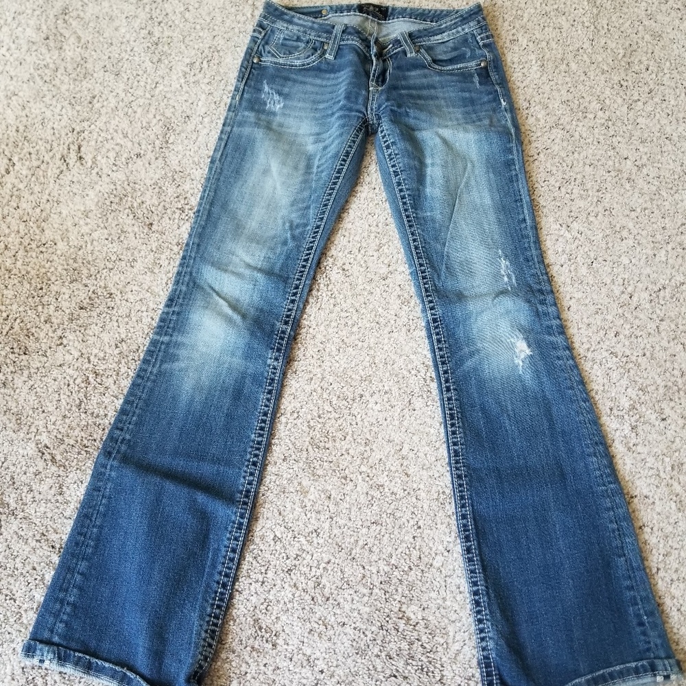 Express ReRock boot cut jeans